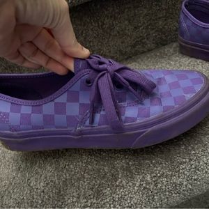 Barely worn purple vans women 7.5